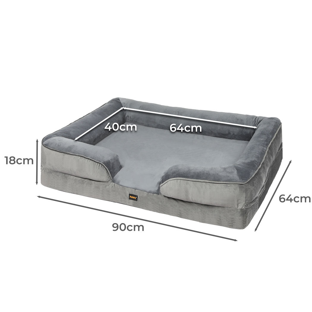 PaWz Memory Foam Pet Sofa Bed Cushion L Large-1904053114630180866
